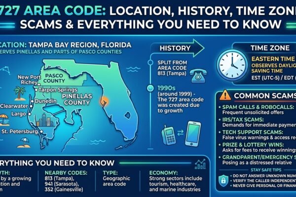 727 Area Code