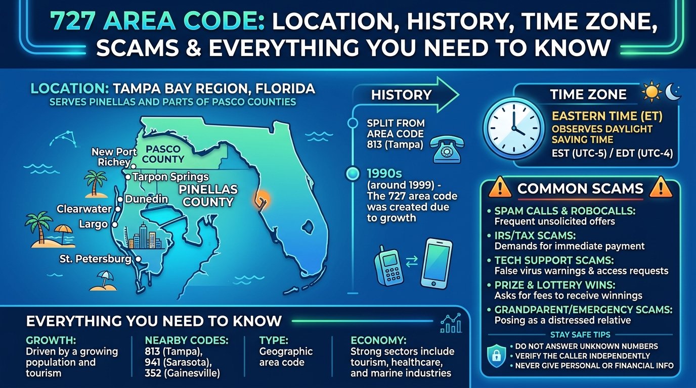 727 Area Code