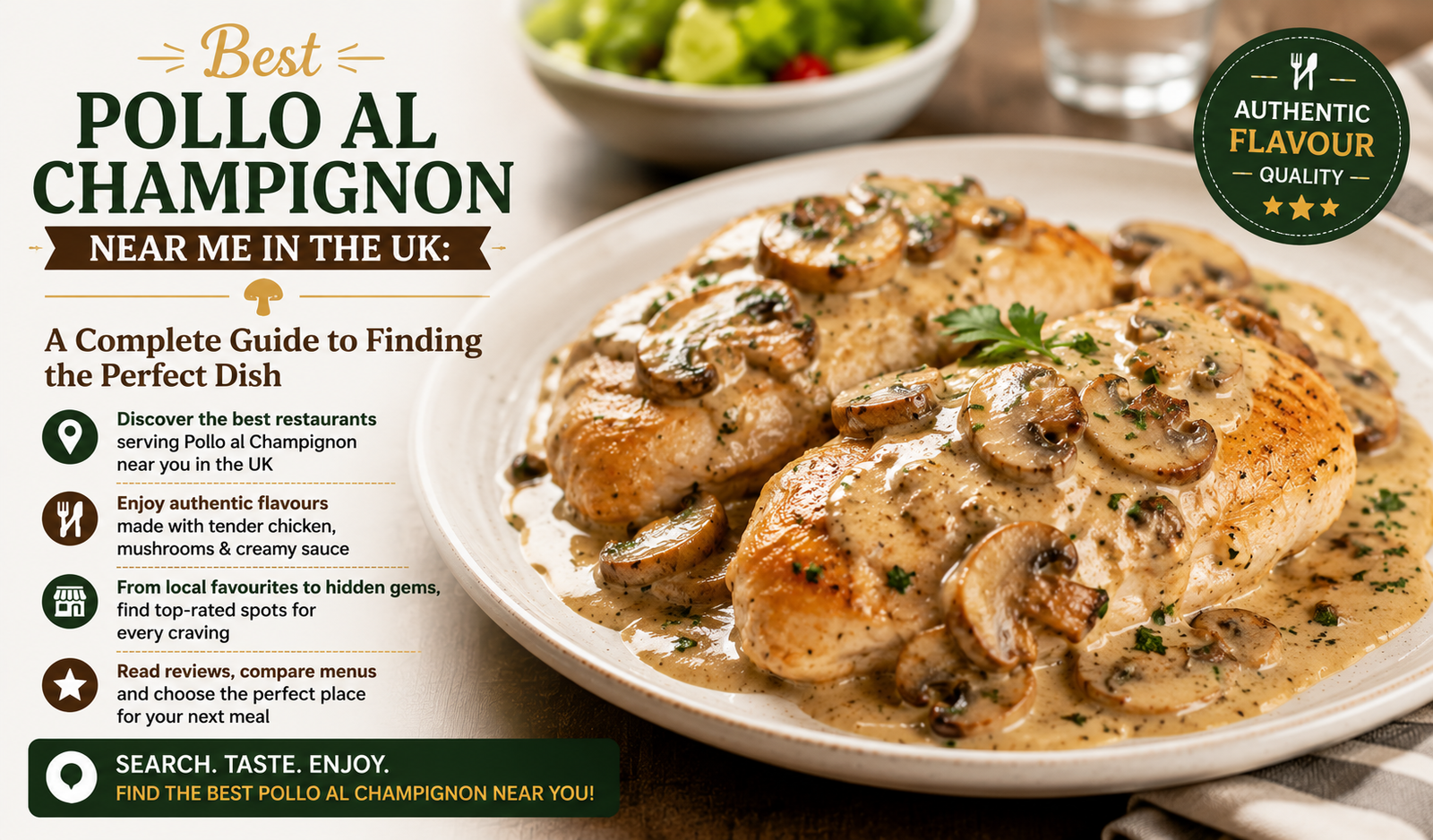 Best Pollo al Champignon Near