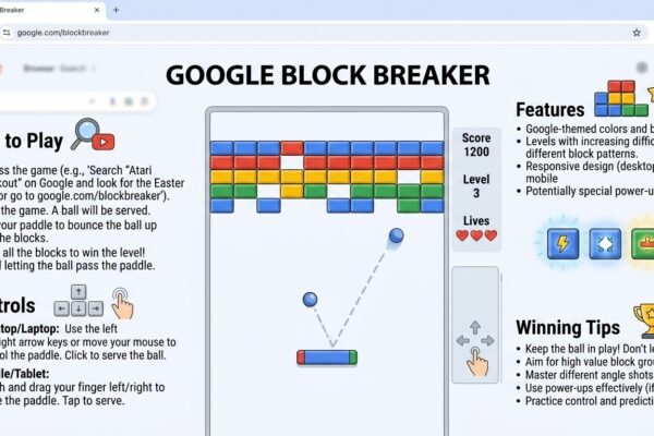 Google Block Breaker