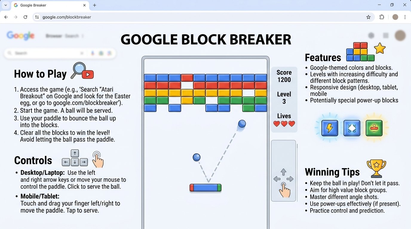 Google Block Breaker