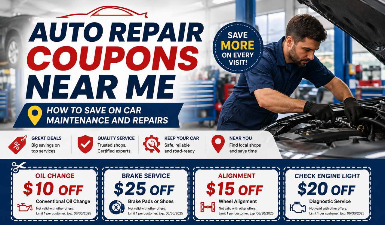 Auto Repair Coupons Near Me